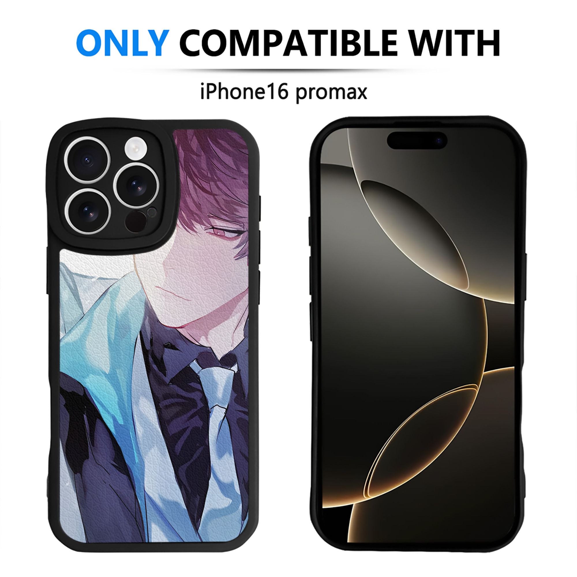 （画像用） ハイキュー!! Haikyu!! 【iPhone 16シリーズ対応】シリコンスマホケース（レザー調） 材質：シリコン